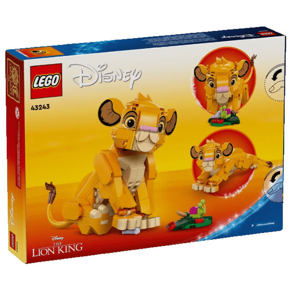 Lego El Rey León Simba Cachorro 222 Piezas 43243