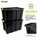 thumbnail image 4 of Caja Plástica Organizadora Baul 100 Litros Con Tapa Multiuso, 4 of 8