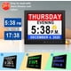 thumbnail image 2 of Reloj digital MASSII de 20 cm para demencia con control remoto y 28 alarmas, 2 of 8