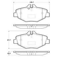 Pastillas Freno Para Auto Pqpro 500.09870