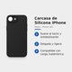 thumbnail image 2 of Carcasa de Silicona para iPhone 16e Negro con Interior de Microfibra, 2 of 3