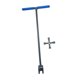 thumbnail image 4 of Llave De 4 Vías Para Medidor De Agua, Llave De Utilidad Para Grifos De Desagüe Subterráneos, 16 Pulgadas, Azul, 4 of 5