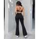thumbnail image 3 of Conjunto Deportivo Mujer Peto y Calza Flare Cintura Alta Gym, 3 of 5