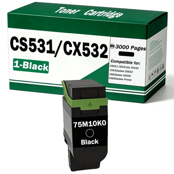 Cartucho de Tóner Negro Compatible LPRINTCI 75M10K0