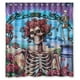 thumbnail image 1 of Cortina de ducha de Grateful Dead, juego de cortina de baño con ganchos, tamaño 66 x 72 pulgadas, 1 of 3