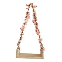 Bothyi - Accesorios De Fotografía Para Recién Nacidos, Columpio De Madera Con Enredadera De Flores Para Bebés