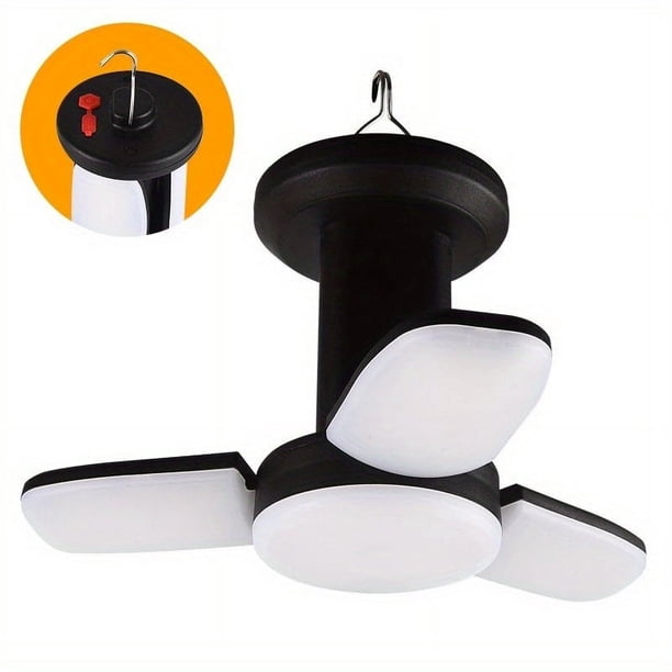 Outdoor Lighting LED Leaf Camping Emergency Lamp, Solar USB Rechargeable Tent Camping Lights Fishing Travel Lanterns