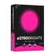 thumbnail image 1 of Papel de colores Neenah Astrobrights Fireball, fucsia, 24 libras, 500 hojas, 1 of 5