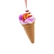 thumbnail image 1 of Adorno De Cono De Helado, Artesanía, Colgante Navideño Para árbol De Navidad, Pascua, Invierno, Morado, 1 of 5