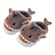 thumbnail image 1 of Pantuflas Niños De Felpa, Diseño De Tuburón, Anime, Kawaii Color Café Talla 32-33, 1 of 2