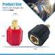 thumbnail image 3 of Juego de adaptadores de cables de soldadura Pindsrozo 05335 tipo Dinse, 3 of 7