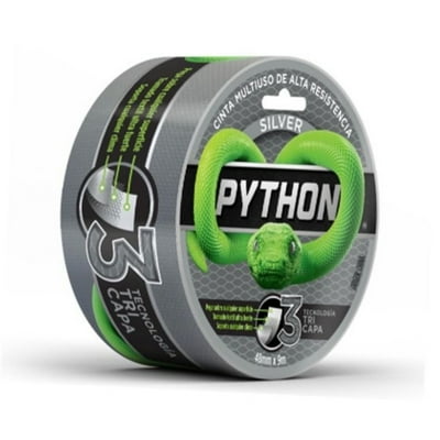 Cinta Adhesiva Python Gris  Poxipol
