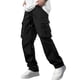 thumbnail image 1 of Pantalones cargo Comdecevis para hombre, informales, para entrenamiento, color negro, 1 of 6
