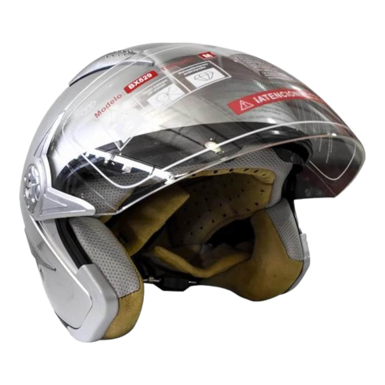 Casco Full Face Bx529 Talla M Stone Grey Certificado Ece Gris Tamaño Único