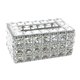 thumbnail image 4 of Caja De Pa?uelos De Cristal Almacenamiento De Papel Mesa Para El Hogar Soporte Para Caja De Hotel Plata, 4 of 5