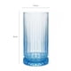thumbnail image 5 of Set De 4 Vasos Refresco Alto 435 Cc Azul Linea Elysia, 5 of 7