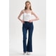 thumbnail image 4 of Jeans Mujer Flare Triangule Azul Oscuro, 4 of 4