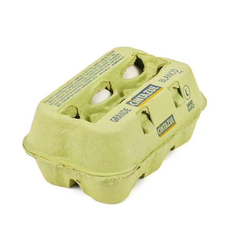 Huevos Grande Blanco 6un 6 Un Cintazul