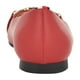 thumbnail image 2 of Zapatillas de ballet Tommy Hilfiger Gallyne para mujer, color rojo, talla 6.5, 2 of 3