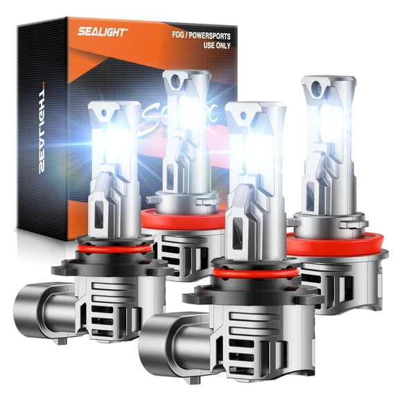 Bombillas antiniebla SEALIGHT 9005 H11 80000LM 6500K