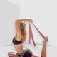 thumbnail image 4 of Correa de yoga con hebilla de anillo en D ajustable extra segura Correa de estiramiento de yoga para mayor flexibilidad, 4 of 5