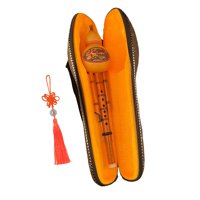Magideal - Flauta Hulusi Flauta De Cucurbitáceas Con Estuche Instrumento Musical Chino Tradicional Calabaza Flauta Bambú Hulusi Para Niños Principiante Amante De