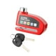 thumbnail image 1 of Alarma De Bloqueo De Disco De Bicicleta Con Llaves A Prueba De Agua Para Bicicleta Scooter Dirt Bike Red, 1 of 5