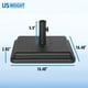 thumbnail image 4 of Base de sombrilla estadounidense con un peso de 18,14 kg para mesa de patio, 4 of 5