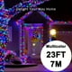 thumbnail image 1 of Add a Magical Glow to Your Home & Garden - 300LEDs Solar-Powered Copper Wire String Lights in 8 Modes!, 1 of 3