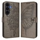 thumbnail image 2 of Funda cartera mariposa para Samsung Galaxy S25 FE con soporte y ranuras para tarjetas Gris, 2 of 5