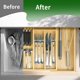 thumbnail image 5 of Organizador de cajones de cocina VaeFae Bamboo con 6 compartimentos, 5 of 6