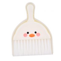 Magideal - Mini Recogedor Y Escoba, Juego De Cepillos, Mesa Portátil, Juego De Cepillos Para Limpieza, Herramientas De Limpieza De Teclado De Escritorio Multiuso Blanco