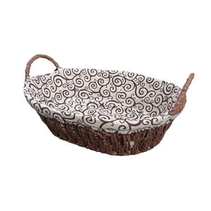 Oem - Cesta Panera Tejida Cesta De Pan Ovalada 21X28X8Cm D
