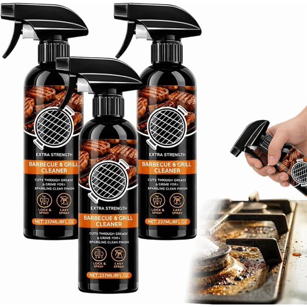 Spray desengrasante cocina resistente espuma limpiador aceite hornos encimeras estufa