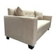 thumbnail image 4 of Sofa HVM 3 Cuerpos Alonso Lino Beige Pmadera, 4 of 4