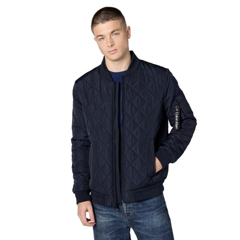 Chaqueta Calvin Klein Flight Para Hombre True Navy Polyester