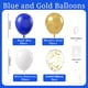 thumbnail image 2 of Kit de globos BAUANOOY 60 piezas 12" azul, dorado y blanco, 2 of 7