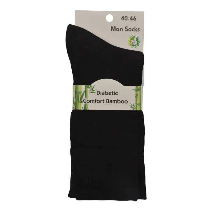 Genérico - Calcetín Largo Para Diabéticos De Bambú