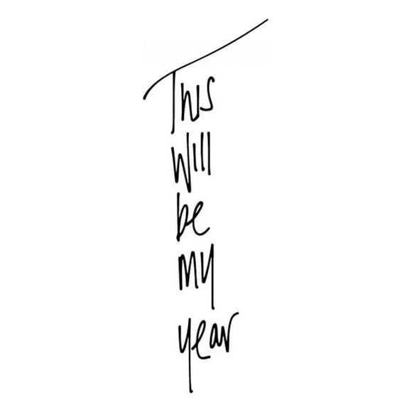 Decomural This Will Be My Year Inspirational WS-35759