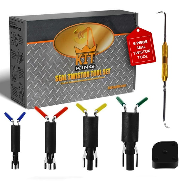 Juego de herramientas de instalación de sellos hidráulicos, kit de 6 piezas King