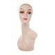 thumbnail image 2 of Cabeza de Maniquí Calva Femenina, Maniquí Liso para Pelucas, Color Naranja, 2 of 3