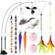 thumbnail image 1 of Pluma interactiva Cat Toy Soarer 4 en 1 con caña de pescar, 1 of 6