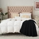 thumbnail image 3 of Xiao Hua Manta para cama, 1 unidad, manta negra refrescante - Manta grande de 150*200 cm para cama, manta para siesta, manta para sofá, manta acrílica suave, manta ideal para todas las estaciones., 3 of 3