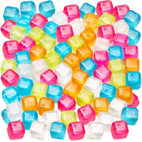 Tivcck - Cubitos De Hielo Reutilizables Ticck, 60 Unidades, Coloridos, Para Bebidas Y Cócteles