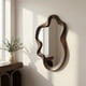 thumbnail image 1 of Espejo Modern Wave Madera Tono Caoba 90x60cm, 1 of 7