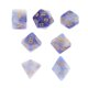 thumbnail image 3 of 7 Unids / Set Dados Numerales Multilaterales Para DND RPG Juego De Rol Casino Juguetes Props Azul Blanco, 3 of 5