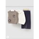 thumbnail image 1 of Conj. Pantalon chaleco tricot azul marino 12 Meses, 1 of 5