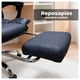 thumbnail image 5 of Silla Ergonomica Ejecutiva de Oficina para Escritorio Reclinable Con Apoyapiés negro, 5 of 8