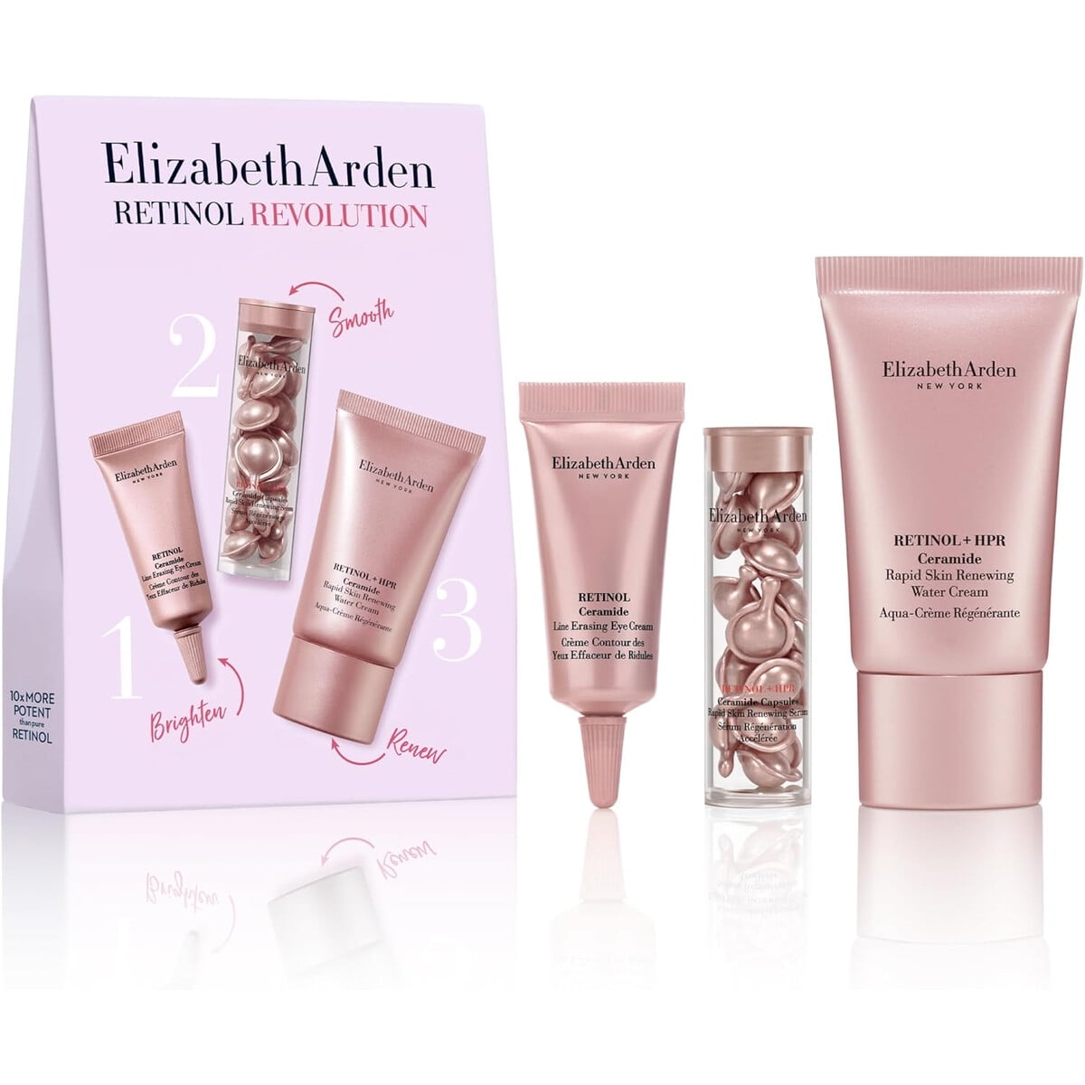 Set Elizabeth Arden Retinol Hpr Ceramide Renovador Facial