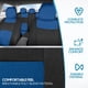 thumbnail image 5 of Juego Completo De Fundas Para Asientos De Coche Polypro Azul Sobre Negro, 5 of 9